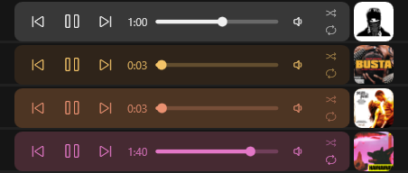 The player in the colours of four different covers